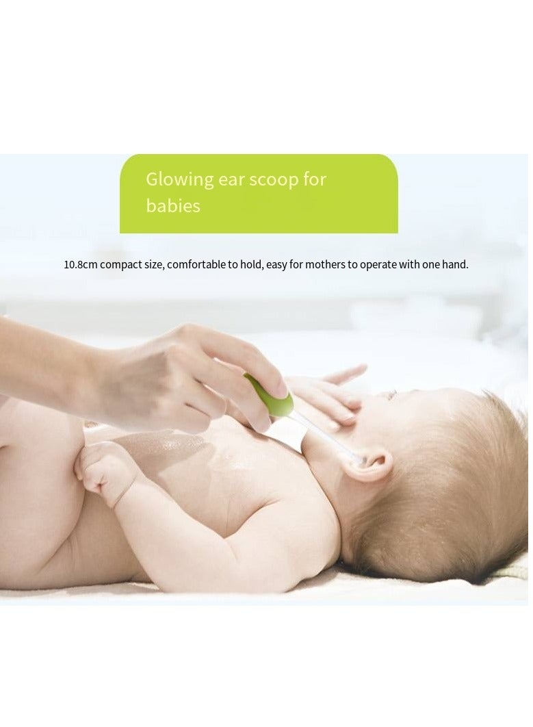 أطفال الهوغوز مجموعة العناية بالطفل قصاصات الأظافر الأذن ملعقة الماء عداد درجة حرارة الماء 6 قطع (أخضر -برتقالي) - Image 5