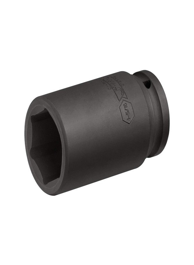 Jetech 3/4 Inch Drive 1-5/16 Inch Deep Impact Socket, Made with Heat-Treated Chrome Molybdenum Alloy Steel, 6-Point Design, SAE - Image 2