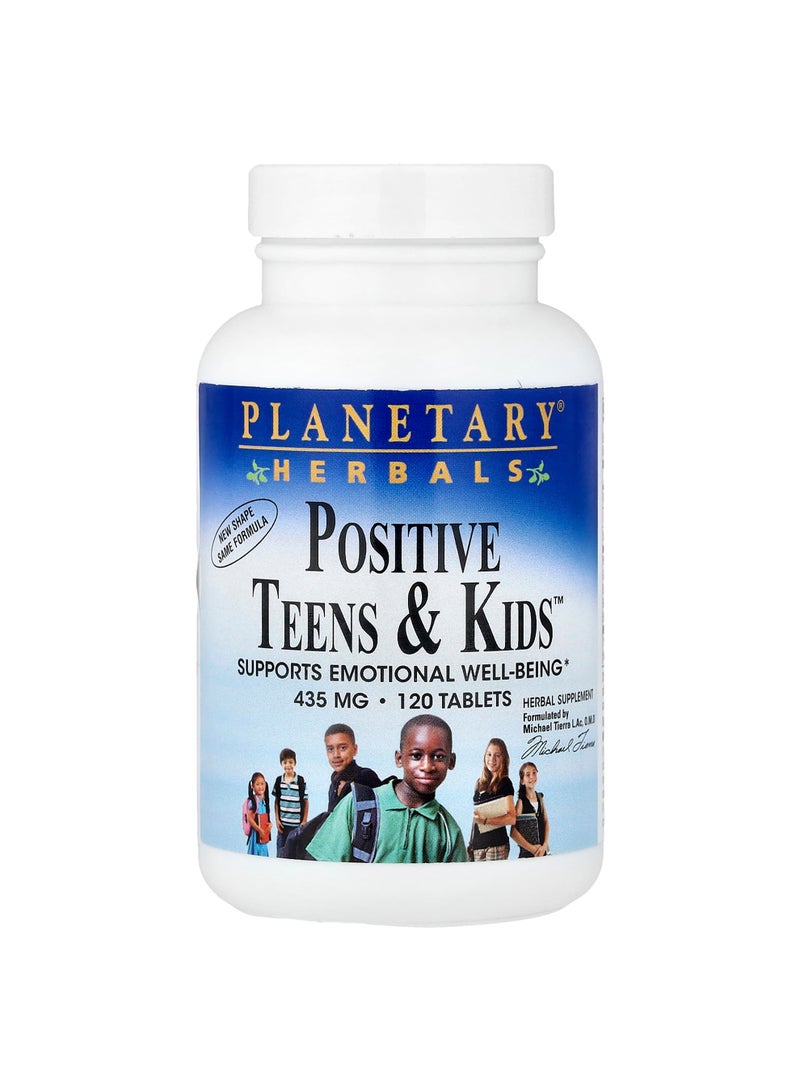 Positive Teens & Kids, 120 Tablets