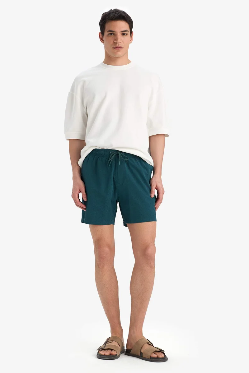 DeFacto Mesh Lined Short Length Swim Shorts