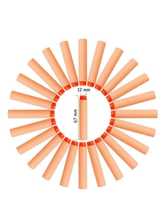 Magicwand Universal Suction Darts Foam Bullets for Guns 【40 Darts】【70 mm by 14 mm】 - Image 1