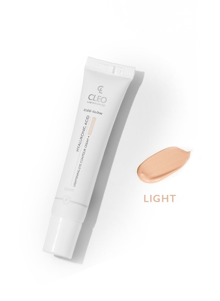 Cleo Glow Hyaluronic Acid Lightening Eye Contour+concealer - Light -15 ml - Image 1