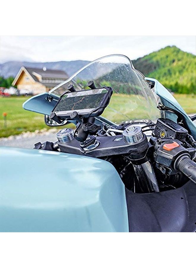 RAM Mounts X-Grip Phone Holder with Motorcycle Fork Stem Base RAM-B-176-A-UN7U with Short Arm for Stems 12mm to 38mm in Diameter - Image 5