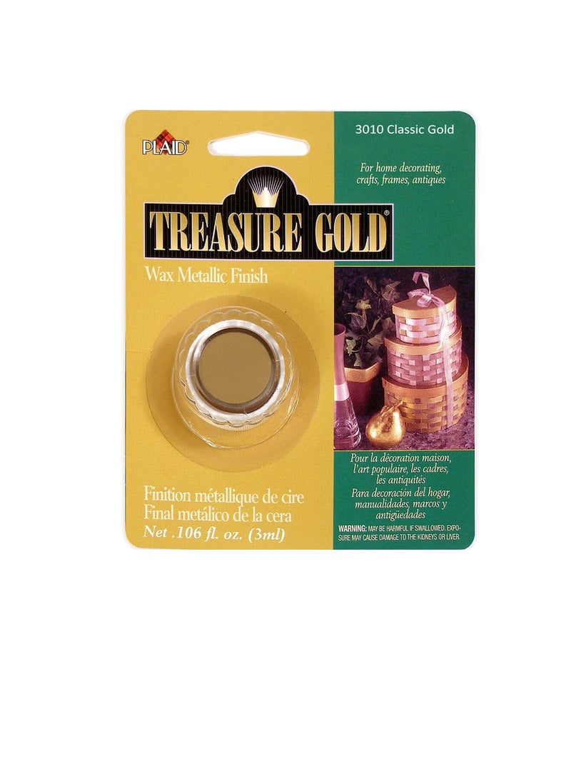 PLAID Treasure Gold Metallic Wax Finish Classic - Image 3