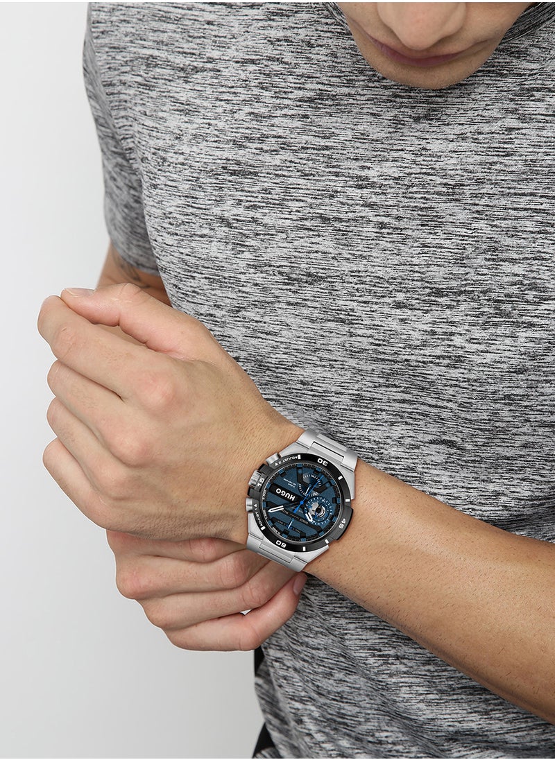 HUGO BOSS Men's Analog Round Shape Stainless Steel Wrist Watch 1530337 - 46 Mm  - Image 4