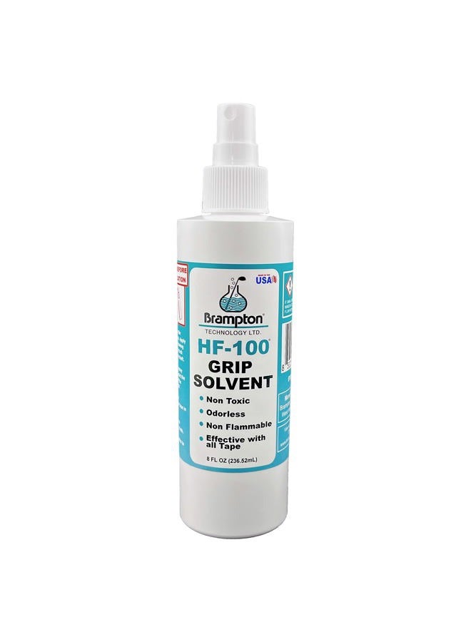 BRAMPTON TECHNOLOGY, LTD. HF-100 Golf Grip Tape Solvent, Non-Toxic and Non-Flammable Spray Solution, 8 ounces - Image 1