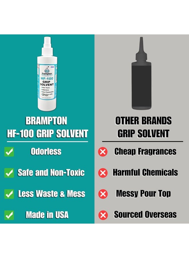 BRAMPTON TECHNOLOGY, LTD. HF-100 Golf Grip Tape Solvent, Non-Toxic and Non-Flammable Spray Solution, 8 ounces - Image 3