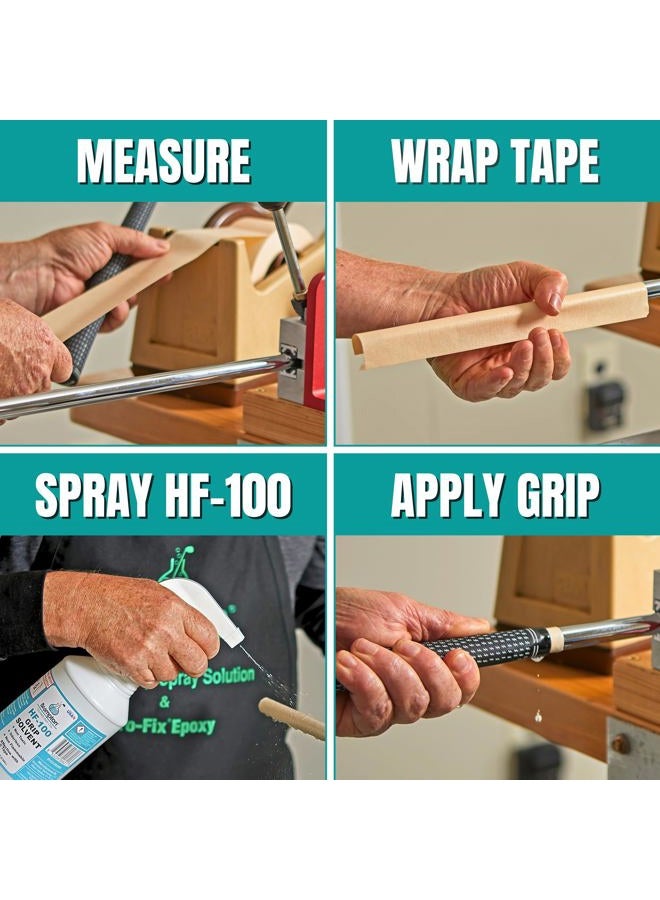BRAMPTON TECHNOLOGY, LTD. HF-100 Golf Grip Tape Solvent, Non-Toxic and Non-Flammable Spray Solution, 8 ounces - Image 2