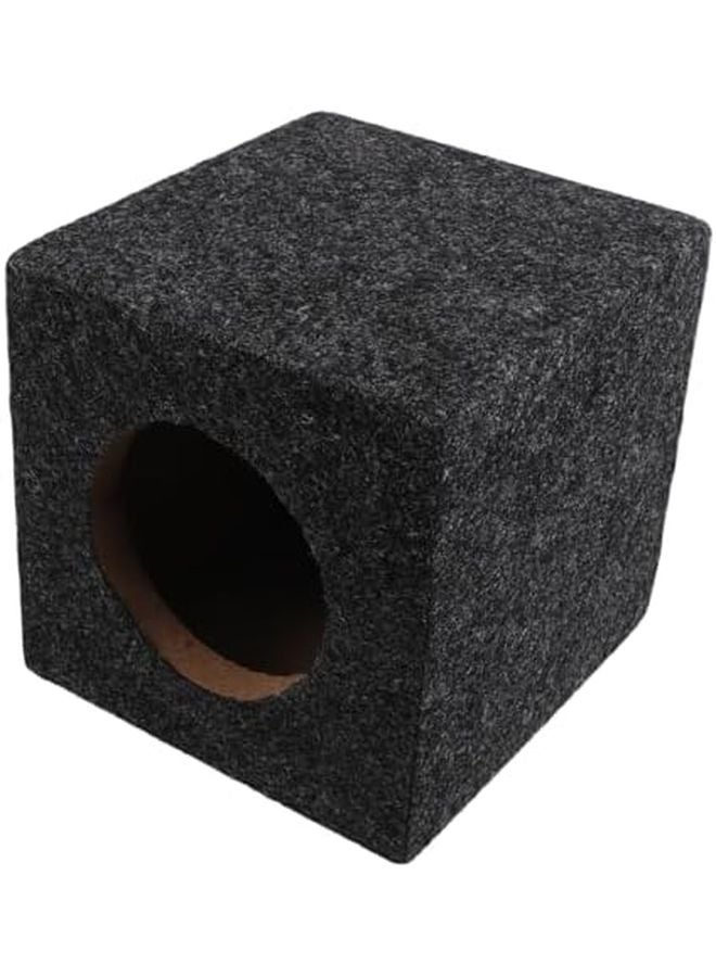 صندوق ساب وفر مربع متين من الخشب لتجهيزات صوت السيارات والشاحنات، سهل التركيب - Image 2