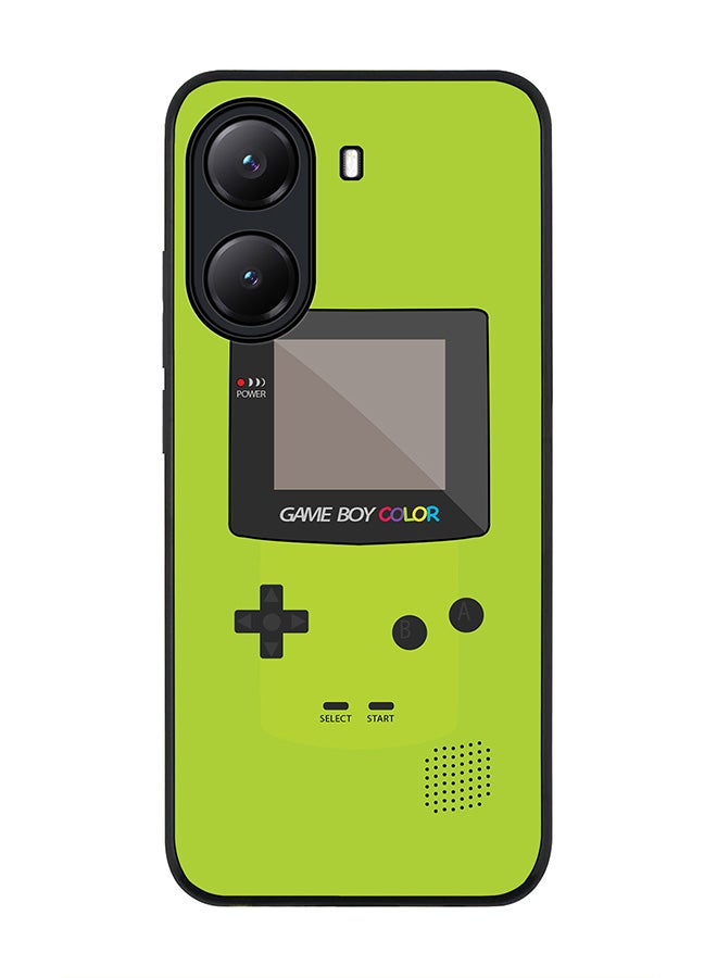 Stylizedd For Xiaomi Poco X7 Pro 5G Case,Slim fit Camera Protection, Shockproof Thin Phone cover  - Gameboy Color - Green - Image 1