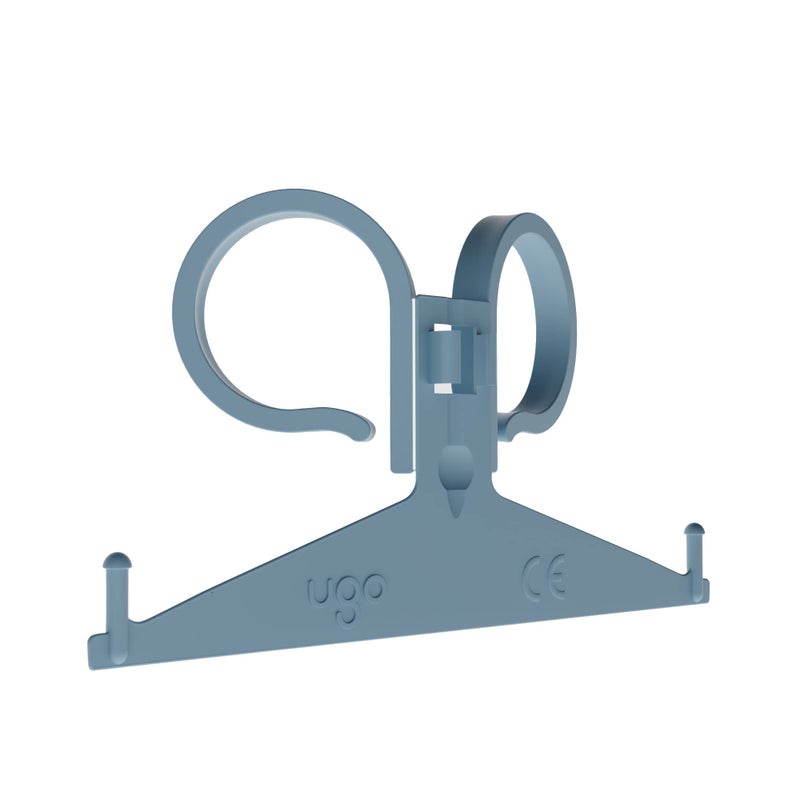 Ugo Hanger Durable Easy Clean Catheter Night Bag Holder Urine 2L Night Bag Hanger Securely Hooks onto Chair Arms Wheelchairs and Beds Pack of 20