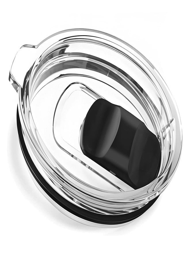 TEITEAI Magnetic Slider Replacement Mug Lid Compatible with Ember First and Second Generation Mugs, 14 oz, Splash-Proof, Black/Clear - Image 1