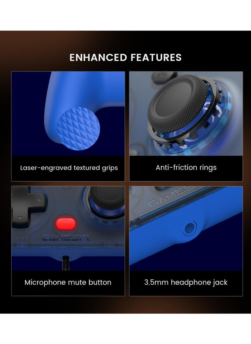 GameSir T7 Xbox Wired Controller - Blue