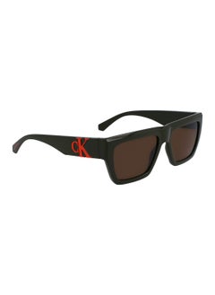 Calvin Klein Jeans Men's Rectangular Sunglasses - CKJ23653S-309-5517 - Lens Size: 55 Mm  - Image 2