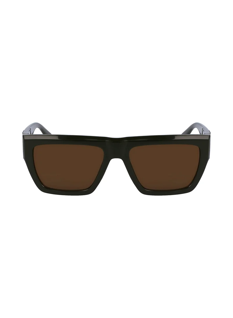 Calvin Klein Jeans Men's Rectangular Sunglasses - CKJ23653S-309-5517 - Lens Size: 55 Mm