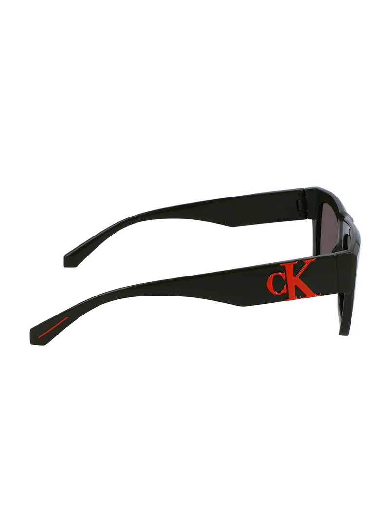 Calvin Klein Jeans Men's Rectangular Sunglasses - CKJ23653S-309-5517 - Lens Size: 55 Mm