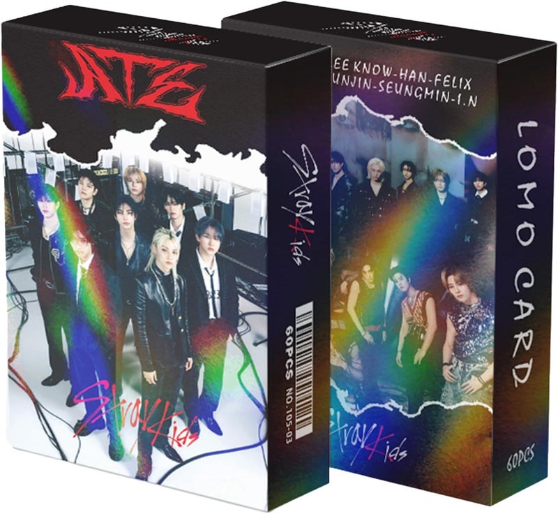 KPOPBP SKZ Laser Photocard 60 PCS ATE Album LOMO Cards Kpop JJAM Photo Card, Gift for Fans Daugher - Image 2