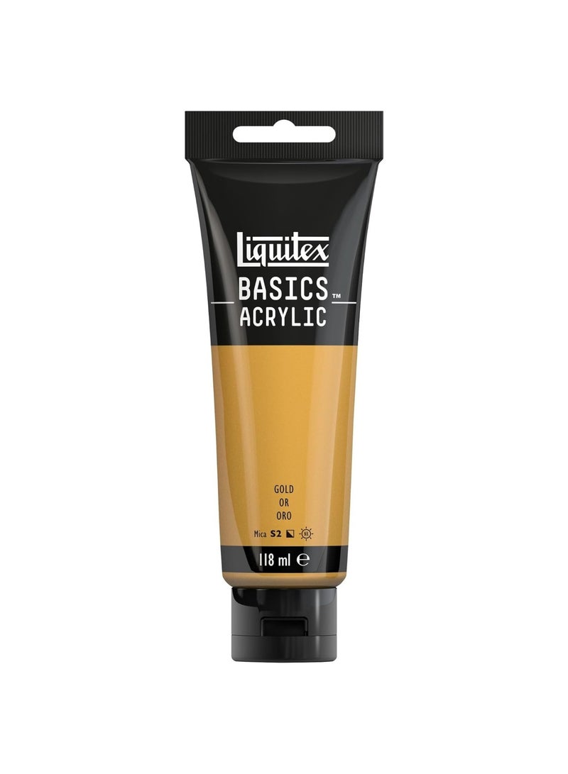 Liquitex أنبوب طلاء أكريليك أساسي 118 مل محتوى ذهبي - Image 1