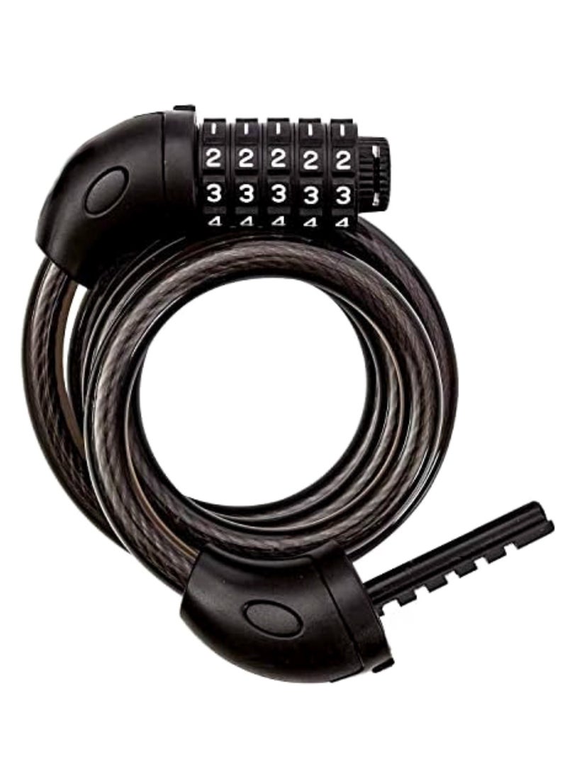 زولي قفل باسوورد للدراجه عالي الجوده 5 ارقام - Image 1