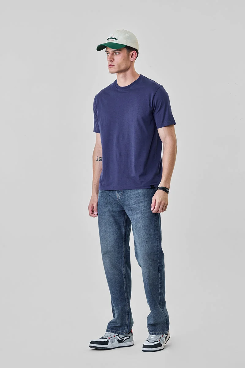 SNITCH Washed Straight Fit Jeans