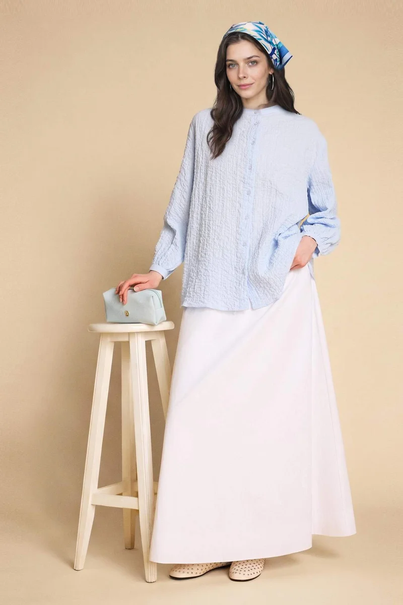 DeFacto A Cut Poplin Maxi Skirt