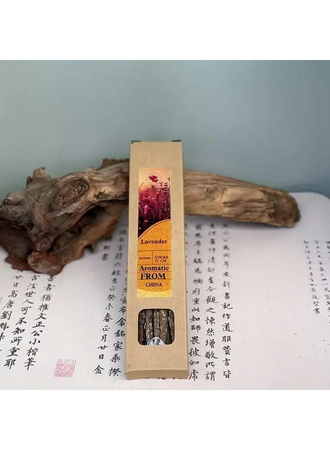 Lavender Scented Reed Diffuser Sticks With Essential Oil For Home Office Yoga Meditation - Image 1