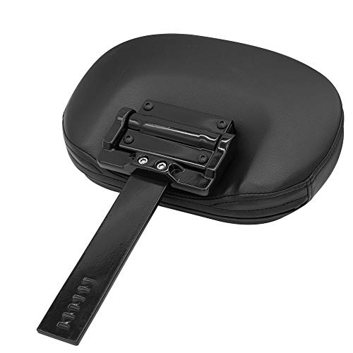 Harvards Chrome Adjustable Plug-in Driver Rider Backrest Custom Kit for Harley Electra Glides 1997-2023 Made Fit for Touring Models Road King Street Glide (Gloss Black) - Image 5