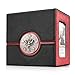 Kabinka Commander Deck Box for MTG with Dice Tray Holds 100 DoubleSleeved CardsCard Deck Box with Metal Emblem for TCGPTCG Cards Storage Case with 35PT Magnetic Card Holder Black Red Lotus - Image 3