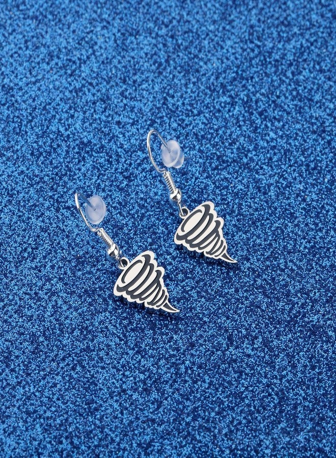 WUSUANED Funny Tornado Earrings Storm Chaser Jewelry Hurricane Gift Meteorology Gift (Funny Tornado Earrings) - Image 4