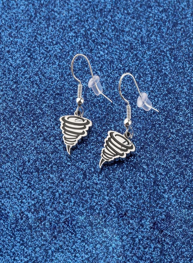 WUSUANED Funny Tornado Earrings Storm Chaser Jewelry Hurricane Gift Meteorology Gift (Funny Tornado Earrings) - Image 2