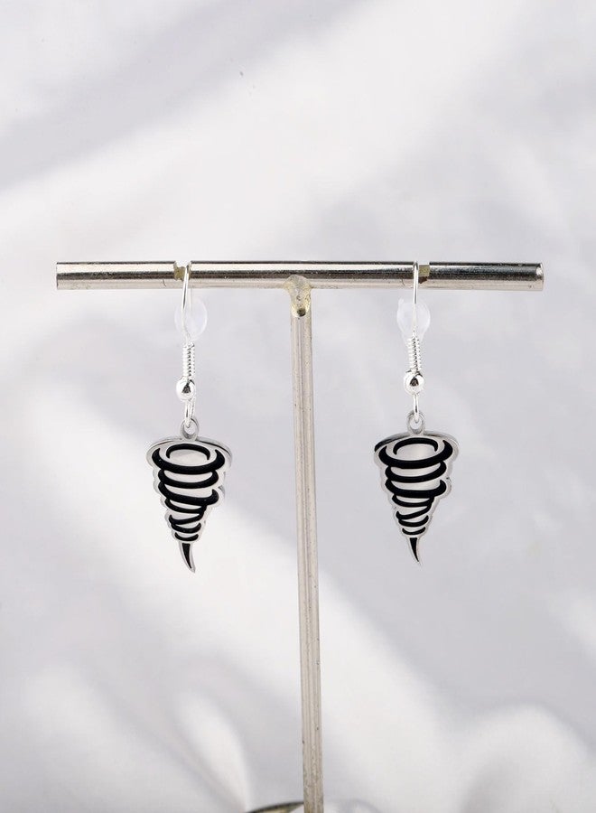 WUSUANED Funny Tornado Earrings Storm Chaser Jewelry Hurricane Gift Meteorology Gift (Funny Tornado Earrings) - Image 5