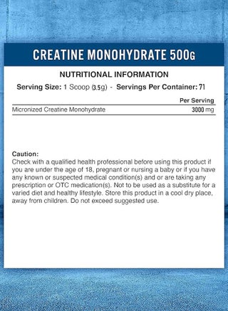 Creatine Monohydrate Micronized - Icy Blue Razz - (250 g) - view 3