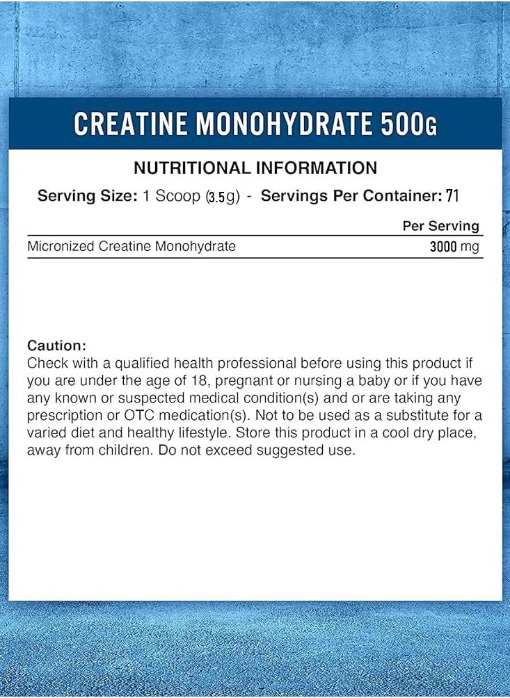 Applied Nutrition Creatine Monohydrate Micronized - Icy Blue Razz - (250 g)  - Image 3