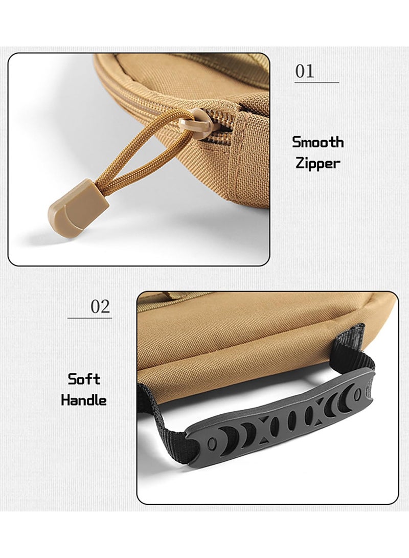 KASTWAVE Grill Pan Storage Bag,Cast Iron Grill Pan Skillet Tray Organizers with Handles Durable Skillet Pan Storage Bag Multifunctional Camping Skillet Bag for Outdoor Camping Picnic Cookware Storage Bag - Image 3