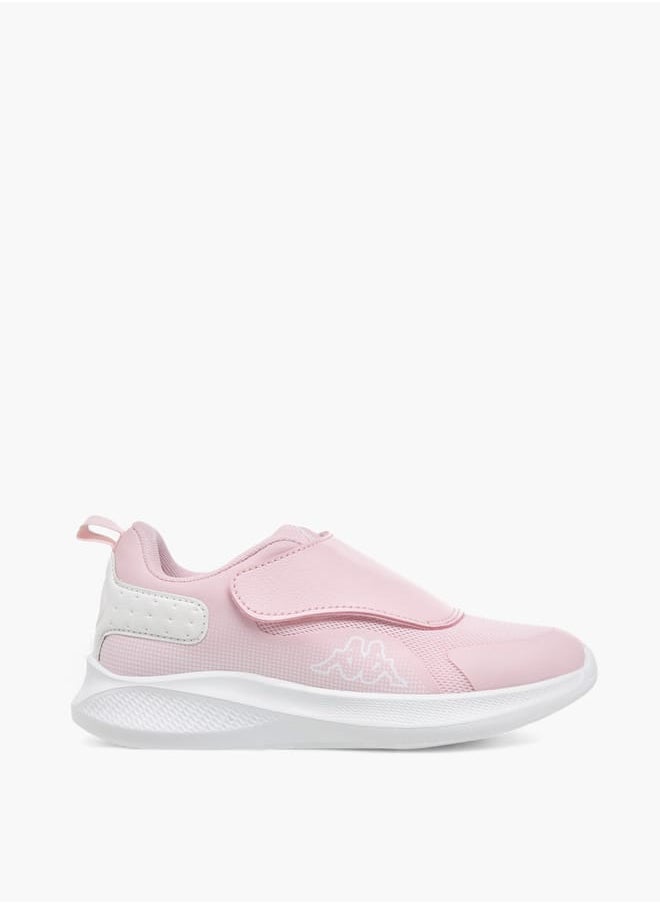 Kappa Girls Logo Detail Sports Shoes With Hook And Loop Closure  - Image 3