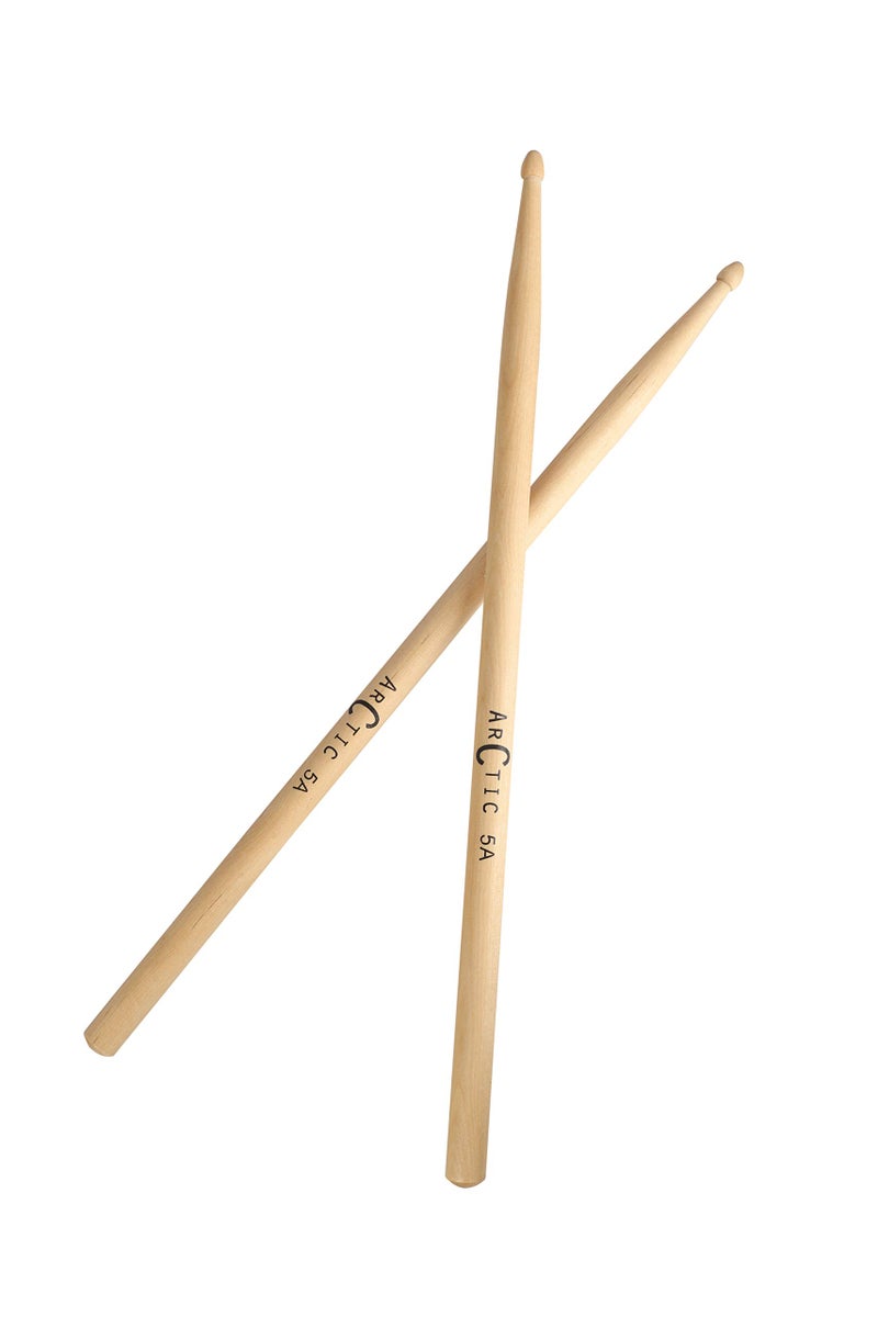 ARCTIC Pro 5A drumsticks, Selected Wood, Perfect Shape balance. Ultra Durable for Professional Drummers. - Image 1