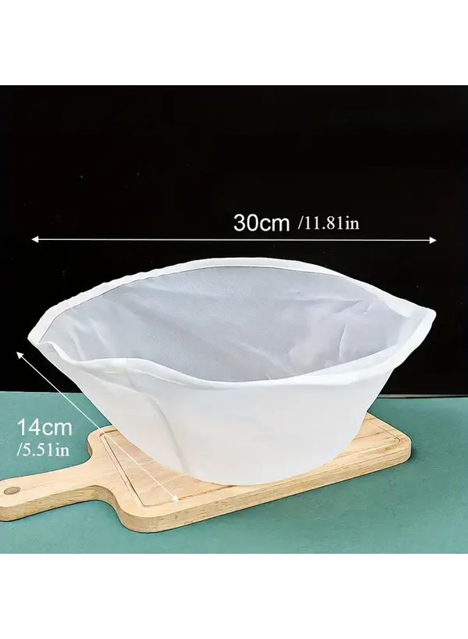 1pc Reusable Fine Mesh Nylon Filter Net Bag With Central Tube For Milk Coffee And Soybean Heavy Duty Durable Liquid Filter For Large Or Small Scale Compatible With Pitchers Blenders And Coffee Makers Easy Clean Hygienic Design Space Saving Cost Effective Solution S Size Multiple Color Options - Image 3