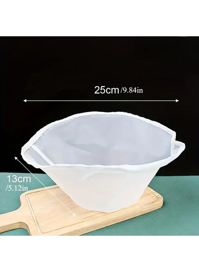 1pc Reusable Fine Mesh Nylon Filter Net Bag With Central Tube For Milk Coffee And Soybean Heavy Duty Durable Liquid Filter For Large Or Small Scale Compatible With Pitchers Blenders And Coffee Makers Easy Clean Hygienic Design Space Saving Cost Effective Solution S Size Multiple Color Options - Image 4