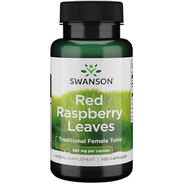 Swanson Red Raspberry Leaves 380 Milligrams 100 Capsules - Image 1