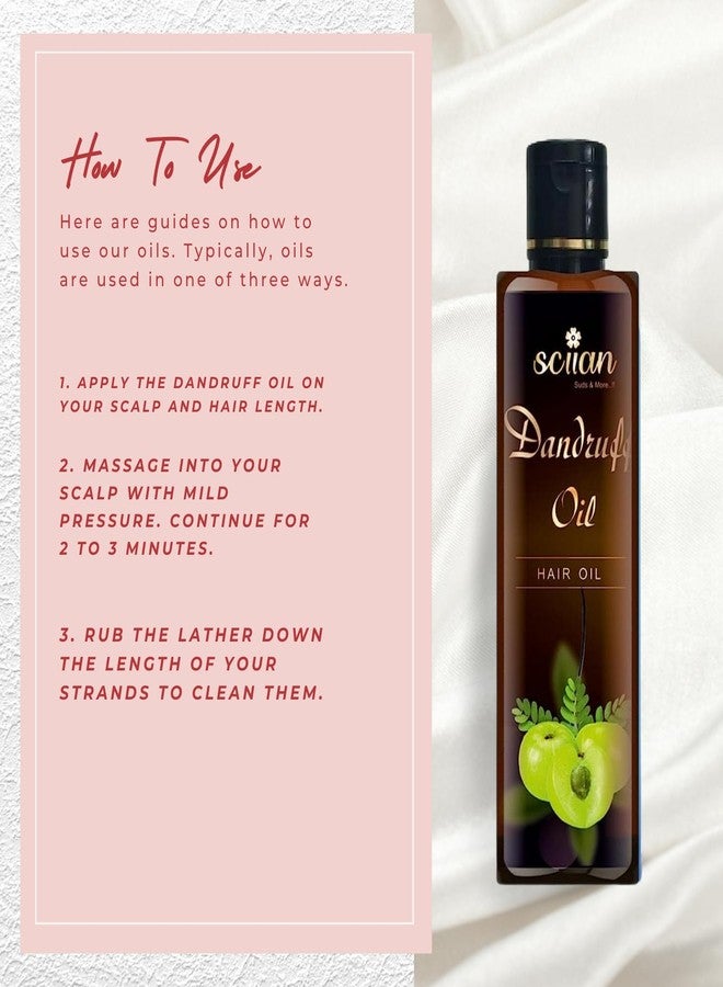 SCIIAN Hair Oil | Anti Dandruff Hair Oil | Stimulates Hair Follicles and Roots | With Amla & Coconut |Promotes Hair Growth & Reduces Hair Fall | Suitable For All Hair Types | For Men & Women - Image 5