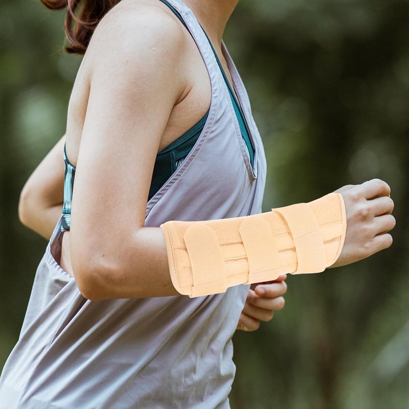 Right Hand Wrist Brace Splint for Wrist Sprain and Fracture Support Breathable with Adjustable Strap for Daily Use and Night Relief - Image 4