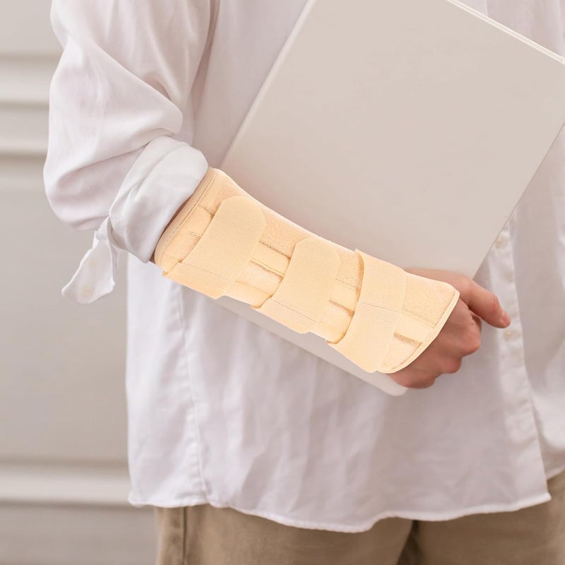 Right Hand Wrist Brace Splint for Wrist Sprain and Fracture Support Breathable with Adjustable Strap for Daily Use and Night Relief - Image 5