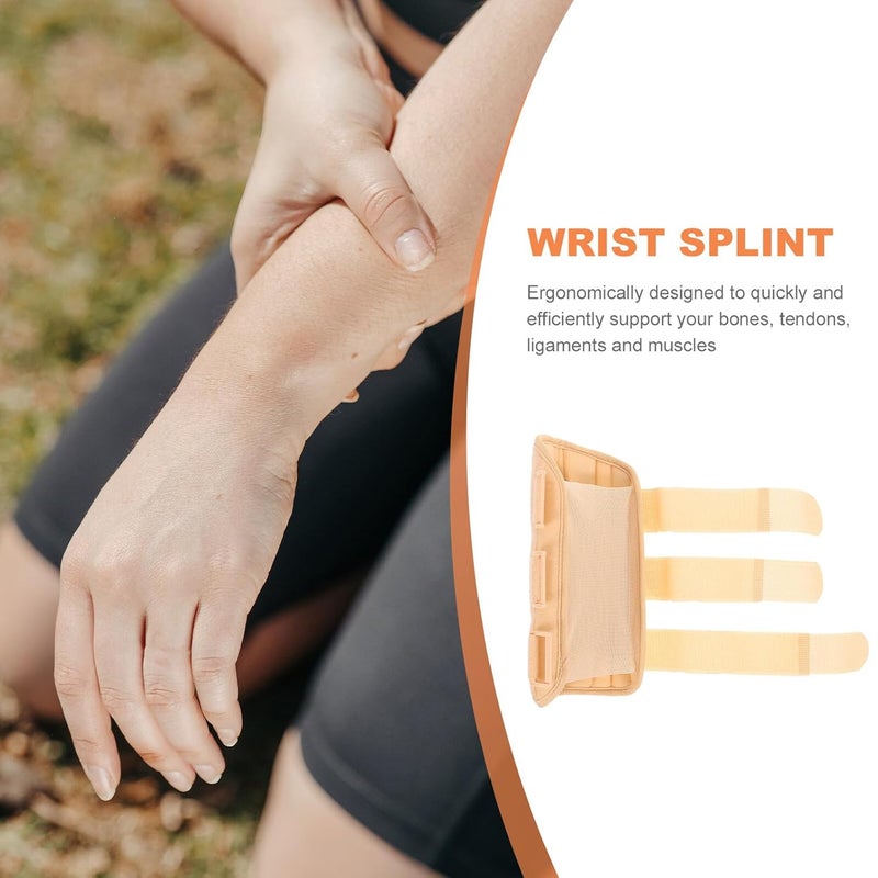 Right Hand Wrist Brace Splint for Wrist Sprain and Fracture Support Breathable with Adjustable Strap for Daily Use and Night Relief - Image 3