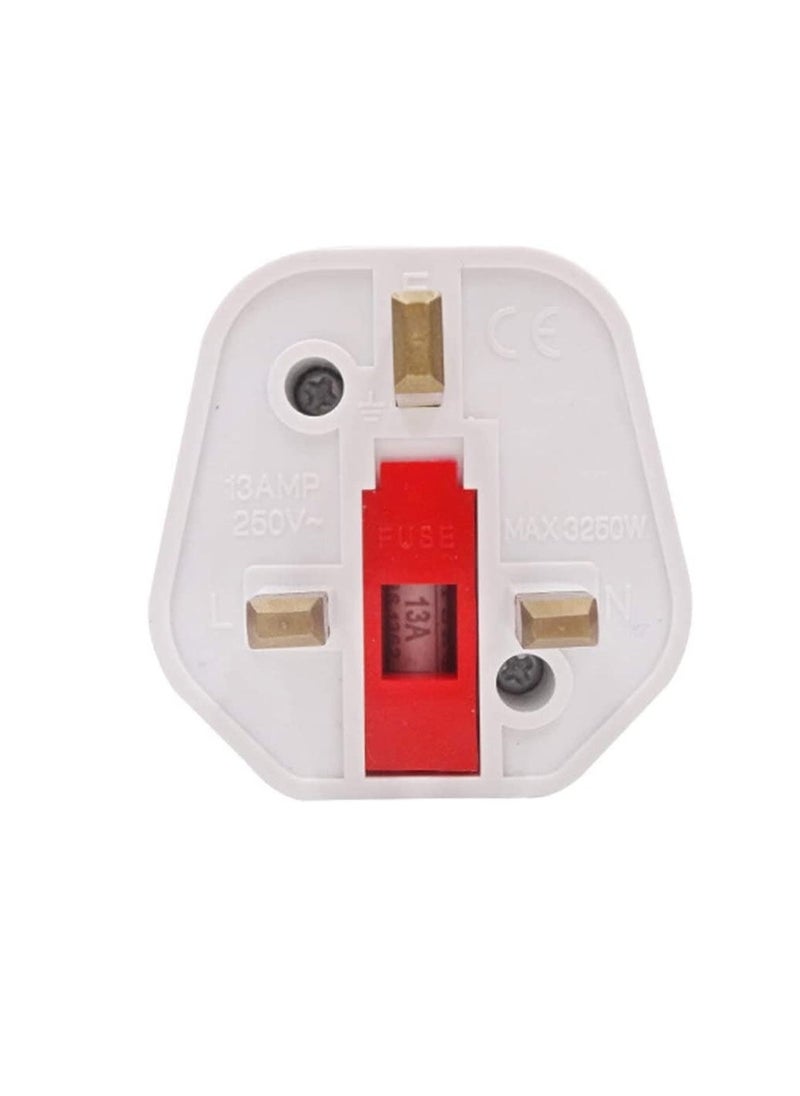 EU to UK Plugs Adapter British Plug to EU Schuko Female Plugs Power Converter 2 Pin Socket Travel Adapter 16A 250V BS1363 FUSED - pzsku/ZBBADB6F31636634D8E52Z/45/_/1725992940/6ad9e187-aedf-483b-8476-ca394bb07f0d