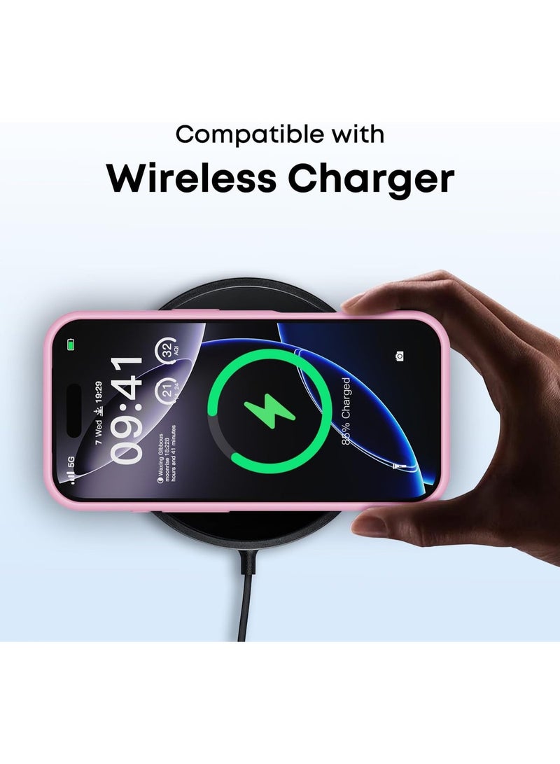 Case for iPhone 17 Pro Max Soft Liquid Silicone Gel Case Full Body Shockproof Protection Matte Finish Cover Soft Microfiber Lining Cushion Slim Back Case for iPhone 17 Pro Max - Image 2