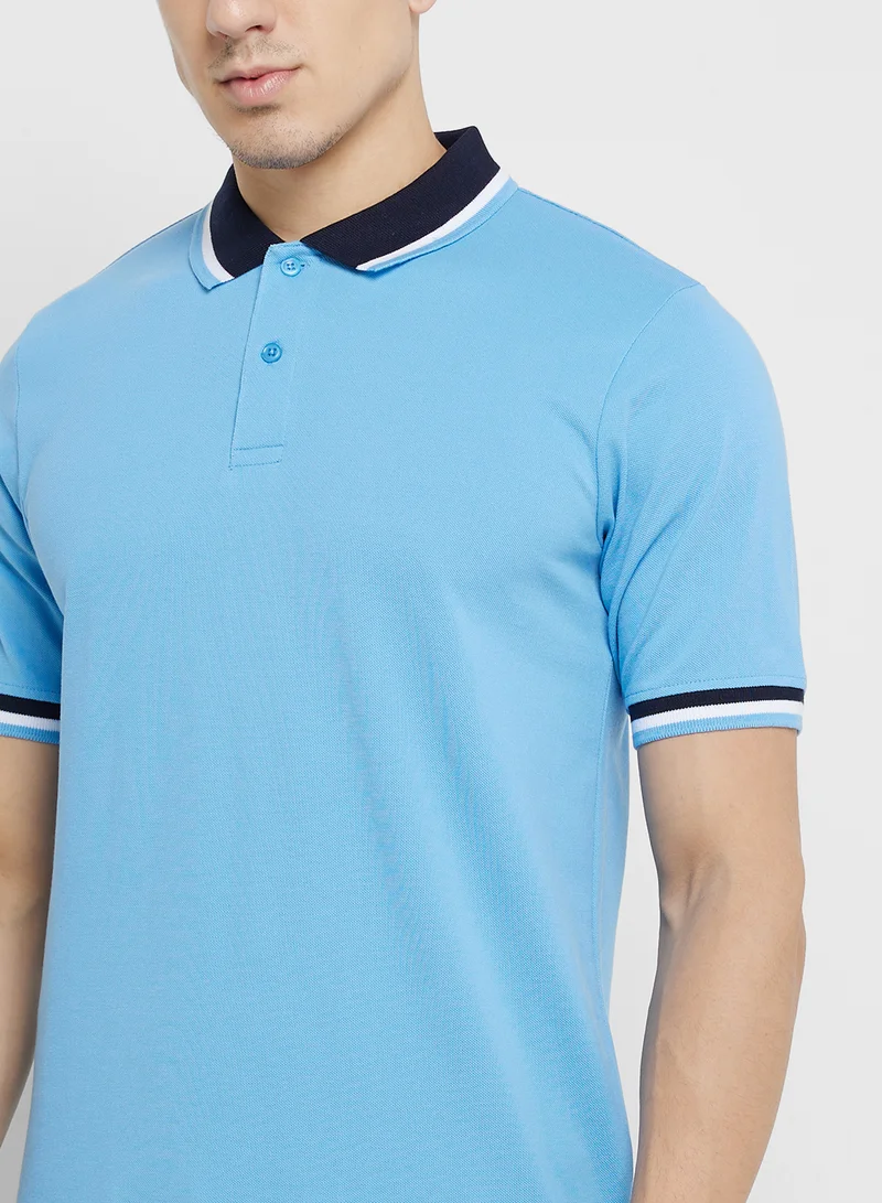 Seventy Five Contrast Collar Tape /Sleeve With Tipping