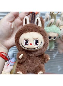 Generic Rab Cloth Second Generation Doll Sitting Vinyl Party Plush Macaron Cute Doll Hand Key Chain Batch-Specifications:Sitting Chocolate-Color:Please Take Multiples Of 12 For A Single Style (contact Customer Service For The Box)  - Image 1