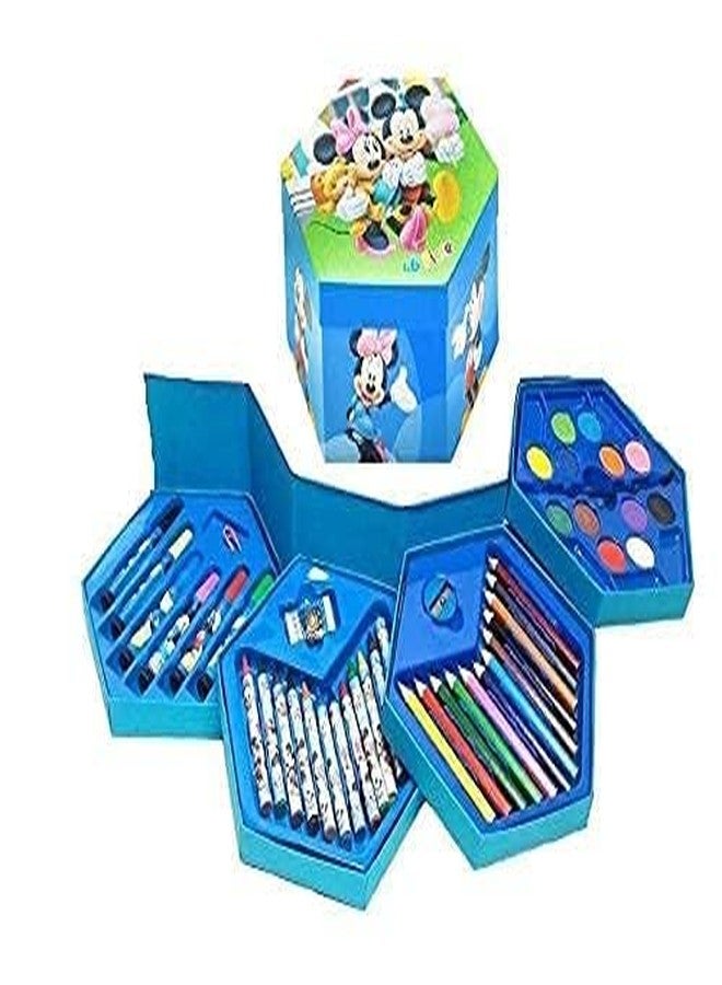 HRJP Colors Box Art Set with Colored Pencils Crayons Watercolors and Sketch Pens for 3 to 8 Year Old Kids Boys and Girls All in One Creative Drawing and Painting Kit with Portable Case-Pack of-1 - Image 4