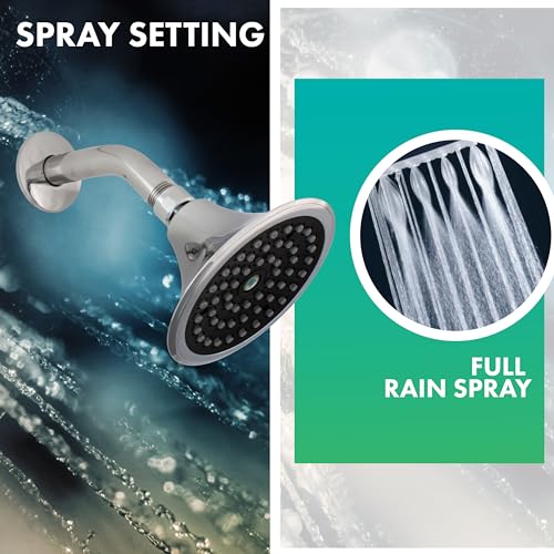 Niagara 1.5 GPM Sava Fixed-Mount Showerhead Finish: Chrome - Image 4