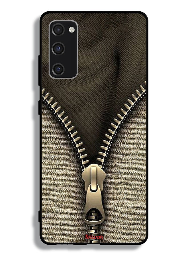 Tolwak Samsung Galaxy S20 FE Protective Case Cover Zip Pattern - Image 2